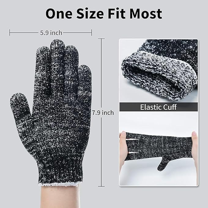 Tazweeq 4 Pairs 8 Pcs Exfoliating Gloves for Shower - Premium Bath Gloves - Body Scrubber Gloves for Shower, Spa, Massage, Body Scrubs, Remove Dead Skin, Deep Cleaning - Image 2